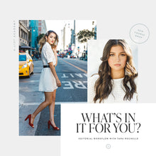 Load image into Gallery viewer, Editorial Workflow with Tara Rochelle
